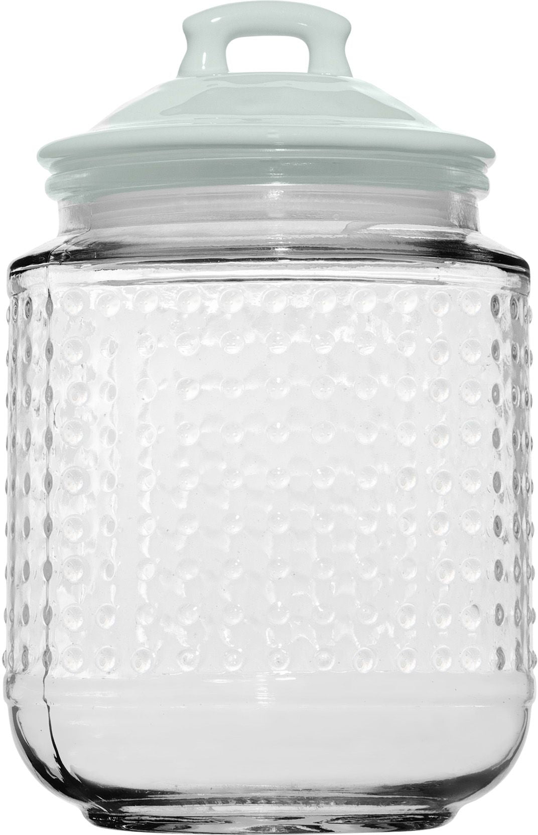Magnolia Bakery Glass Hobnail Canister (S - Mint)