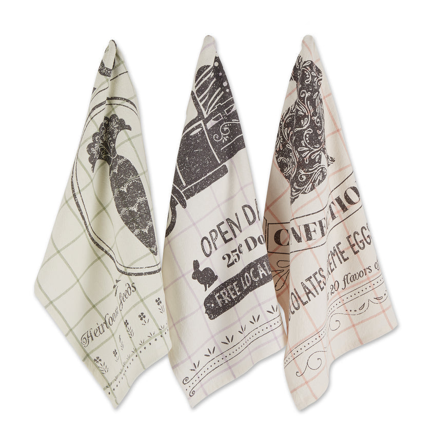Cottontail Mercantile Printed Kitchen Towel