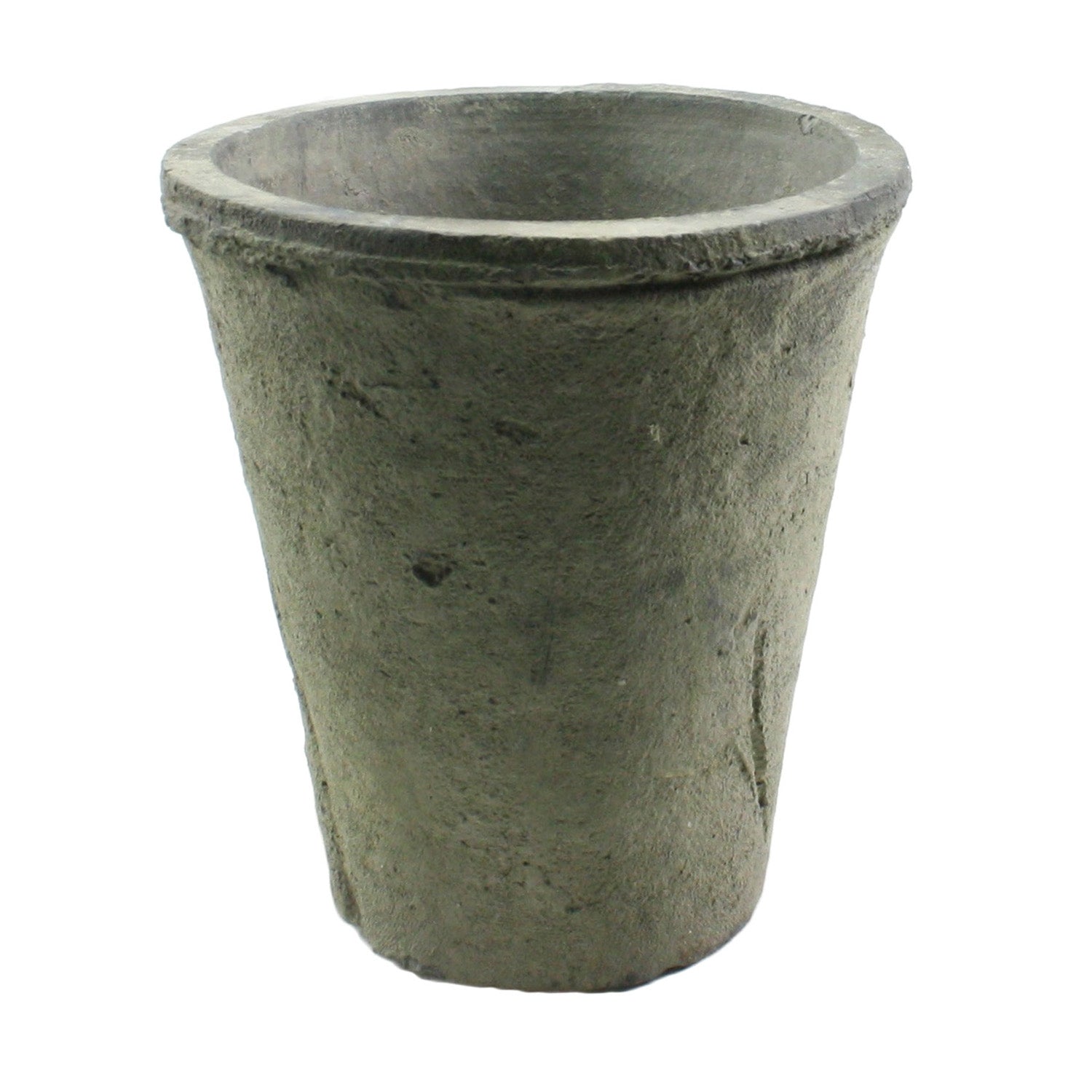 Rustic Terra Cotta Rose Pot - Sm - Moss Grey (5610056188061)