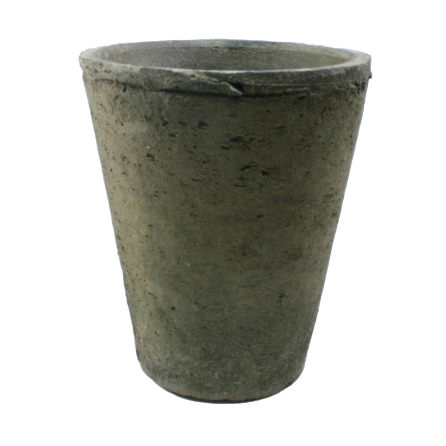 Rustic Terracotta Rose Pot (M) - Moss Grey (5610056122525)