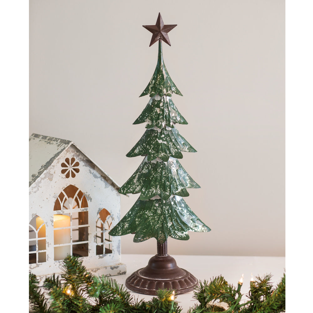 Metal Christmas Tree w/ Star