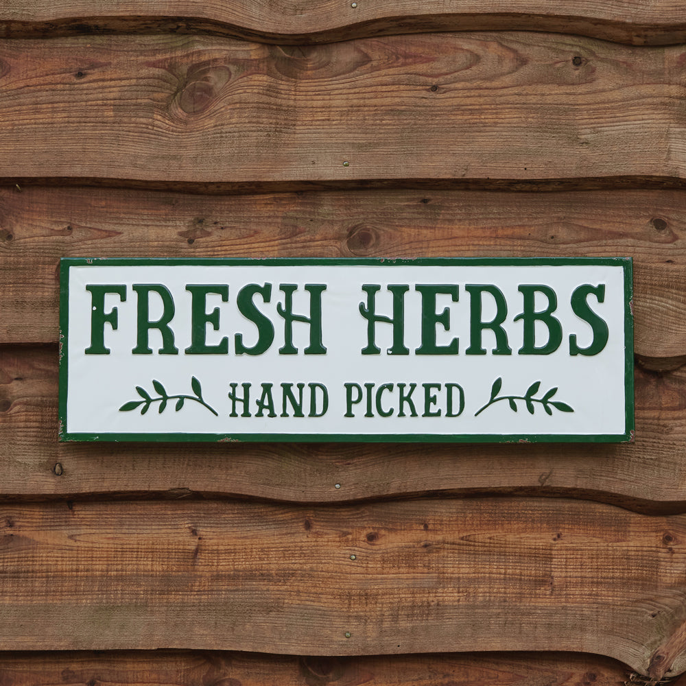 Fresh Herbs Hand Picked Wall Art