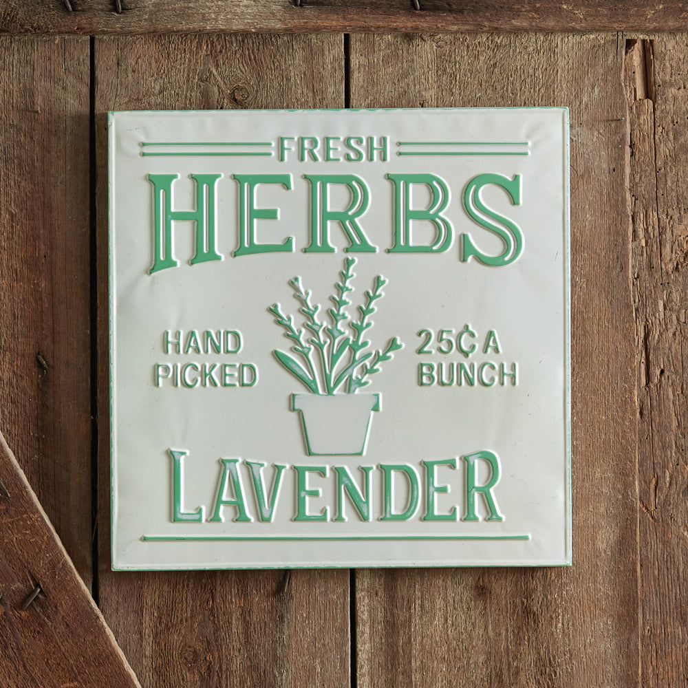 Fresh Herbs and Lavender Wall Art