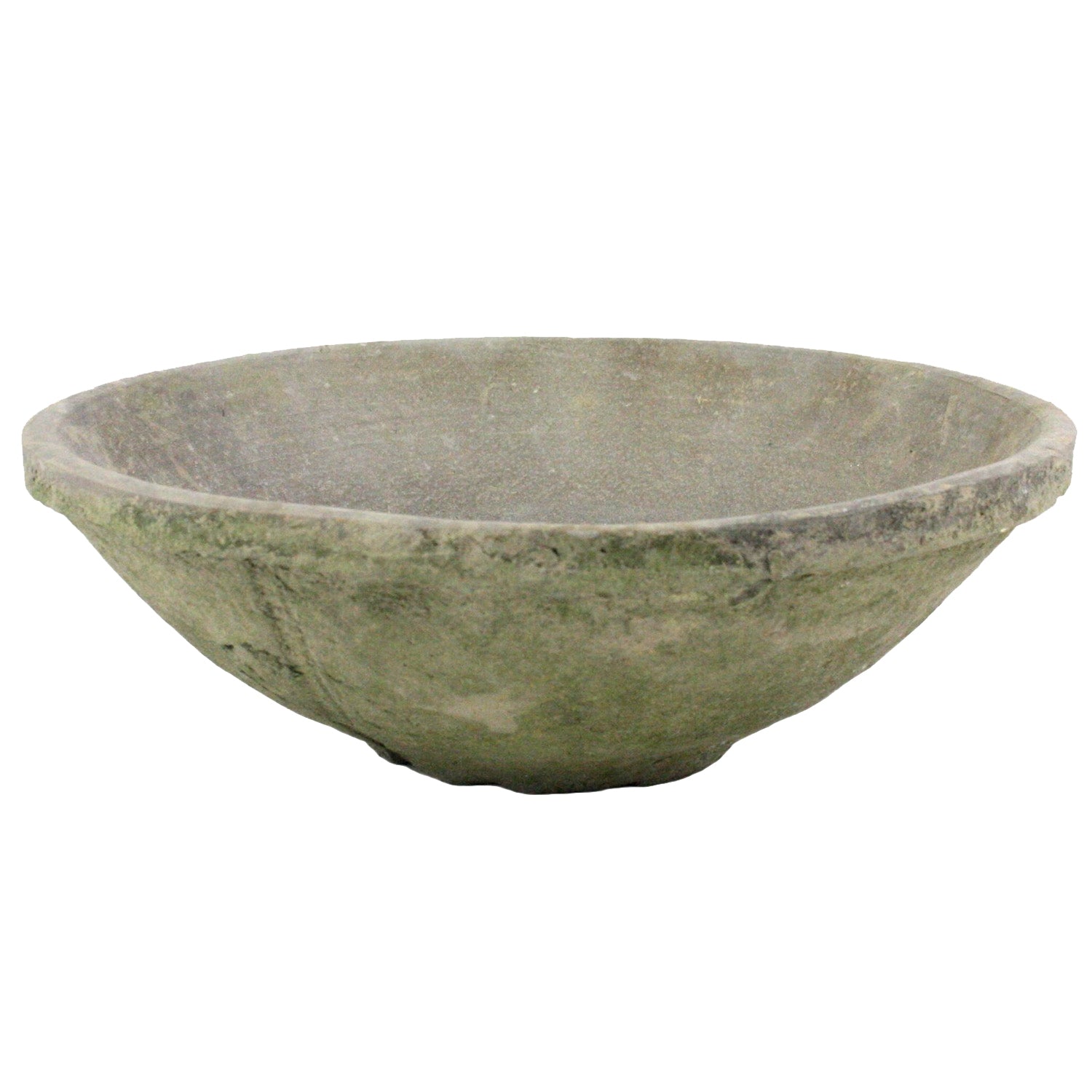 Rustic Terracotta Bowl (M) - Moss Grey (5610057007261)