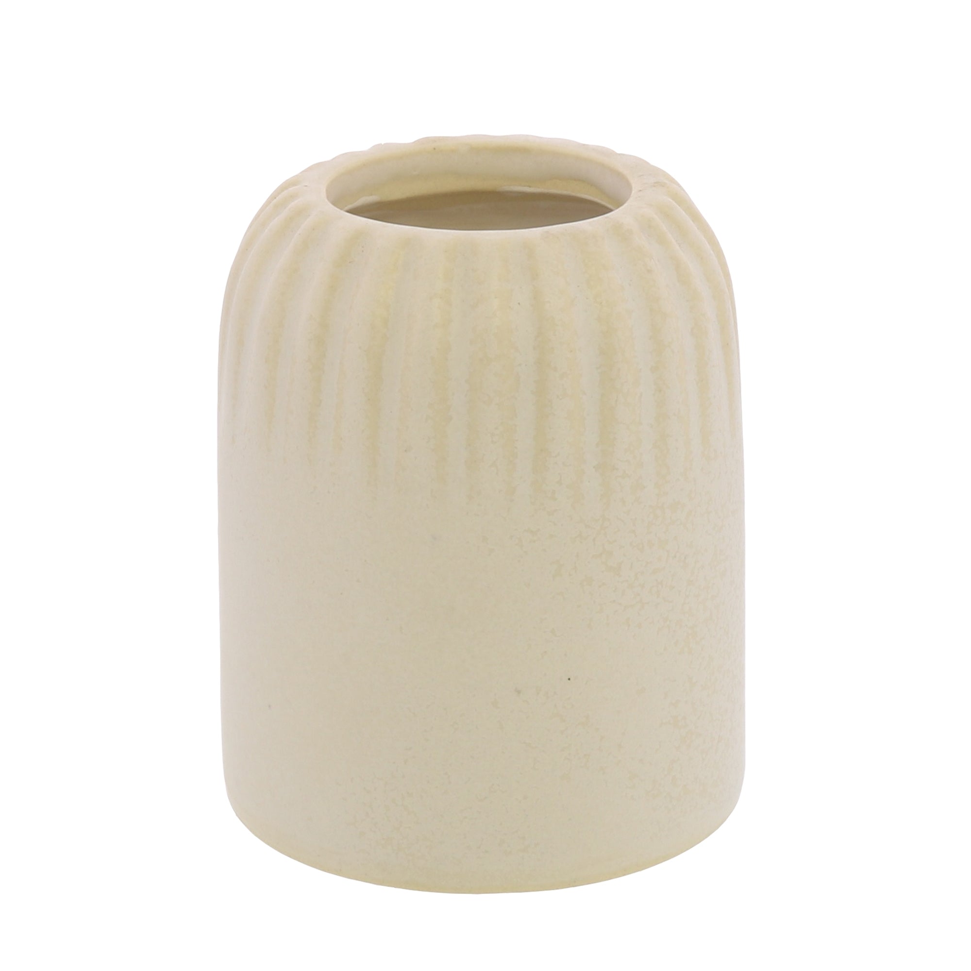 Margot Stripe Vase (Cream)