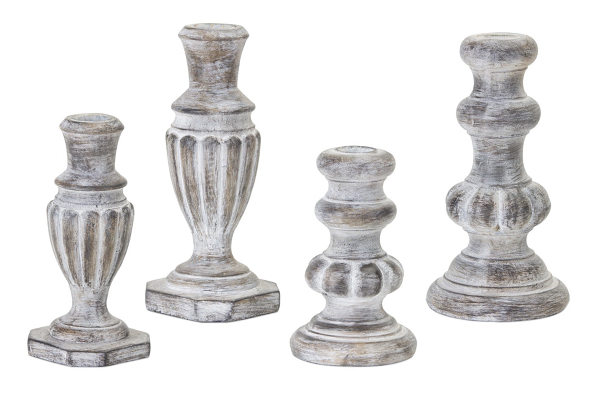 French Inspired Candle Holder Collection (S/4)