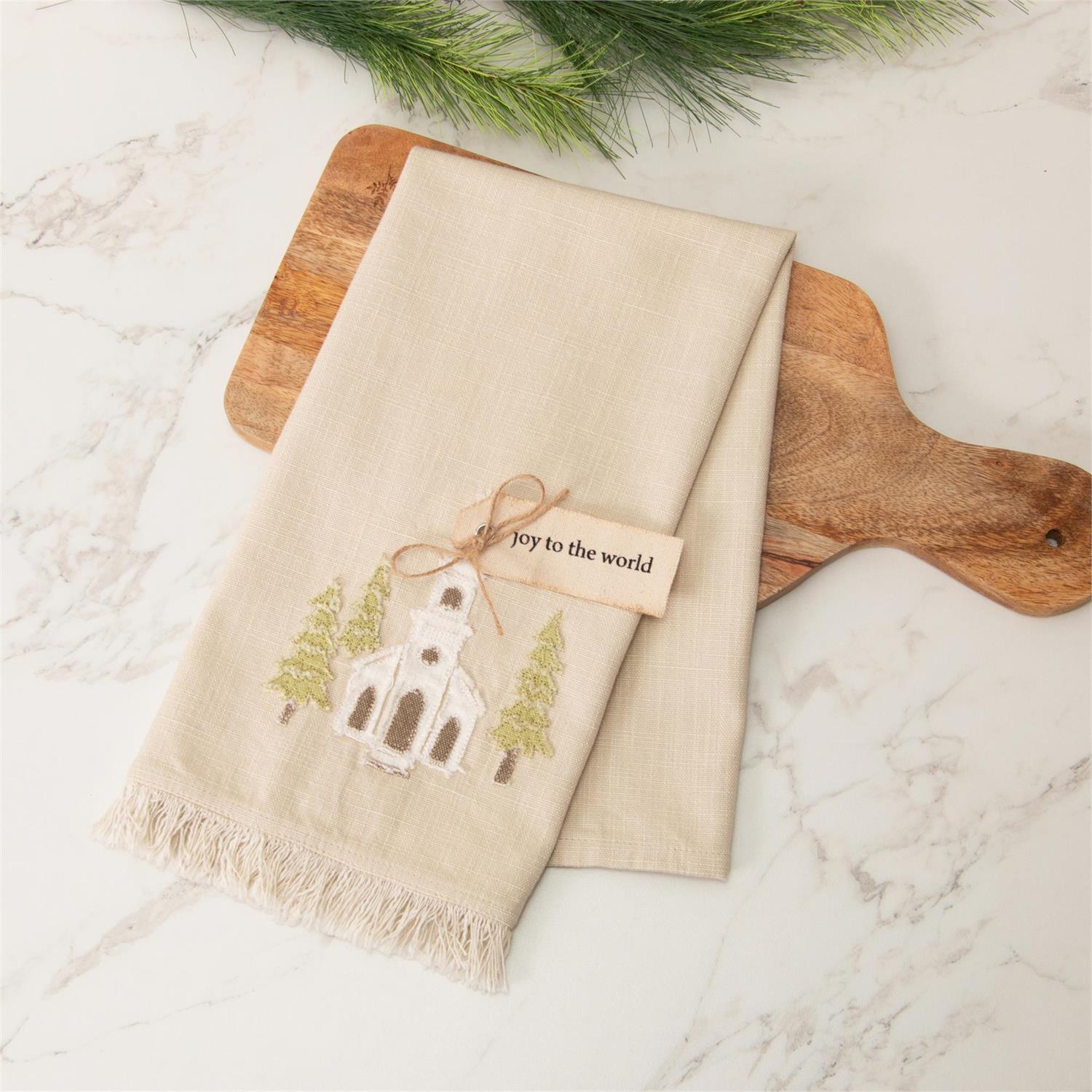 Joy To The World Church Towel (S/2)