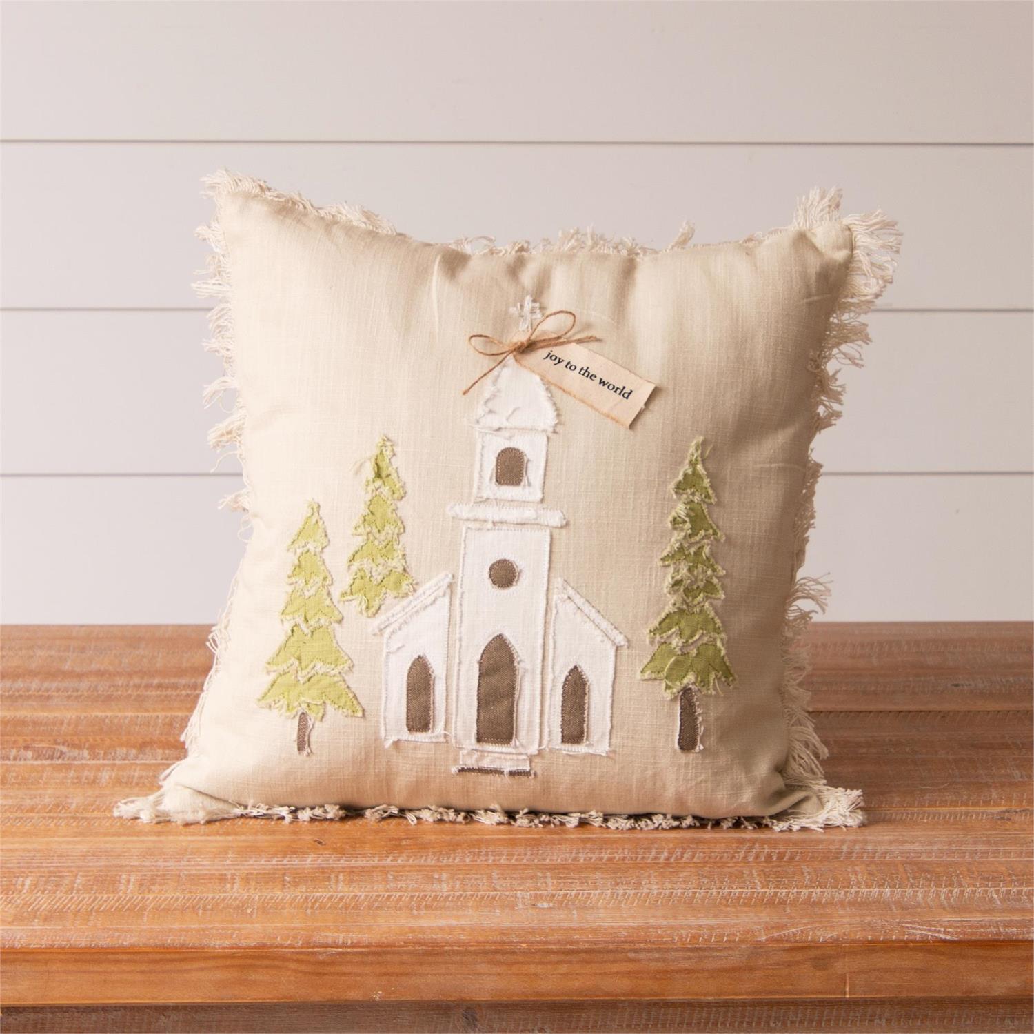 Joy To The World Church Pillow