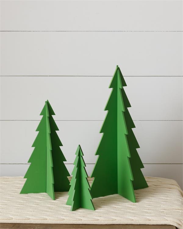 Wooden Slide Trees (S/3)