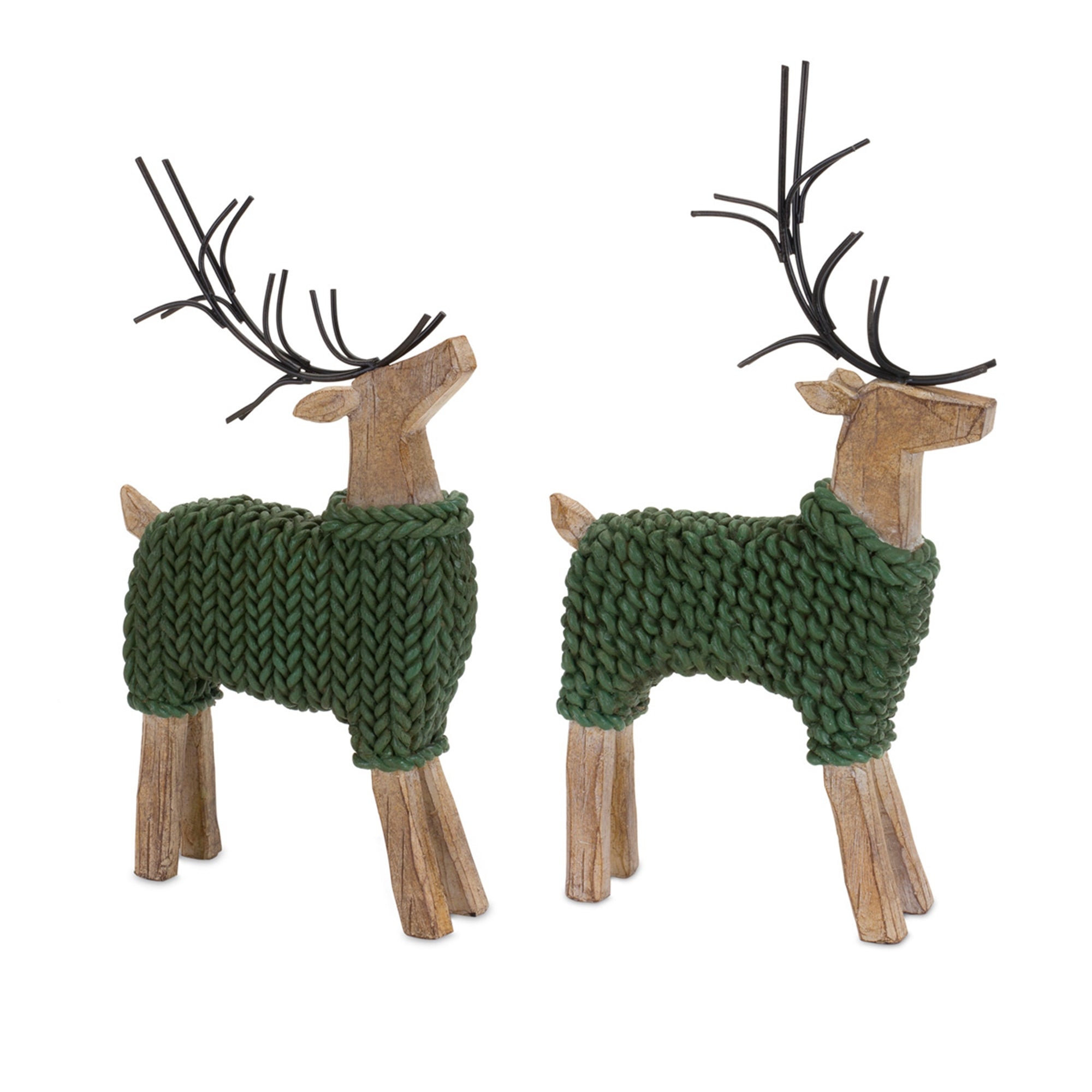 Sweater Weather Reindeer - Green (S/2)