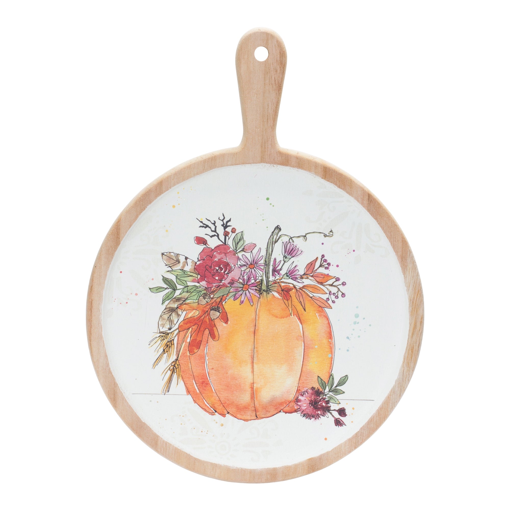 Watercolor Pumpkin Cutting Board (Set of 2)