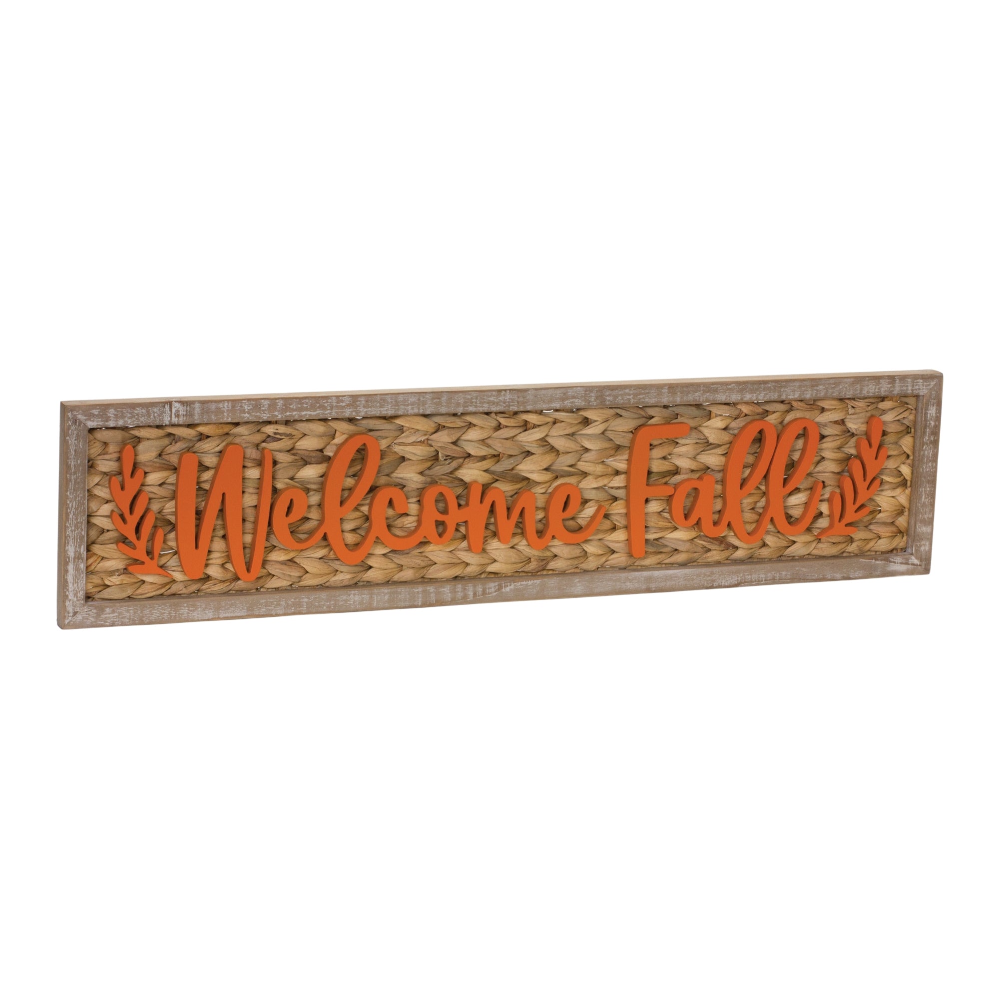 Woven Welcome Fall Sign 32"L