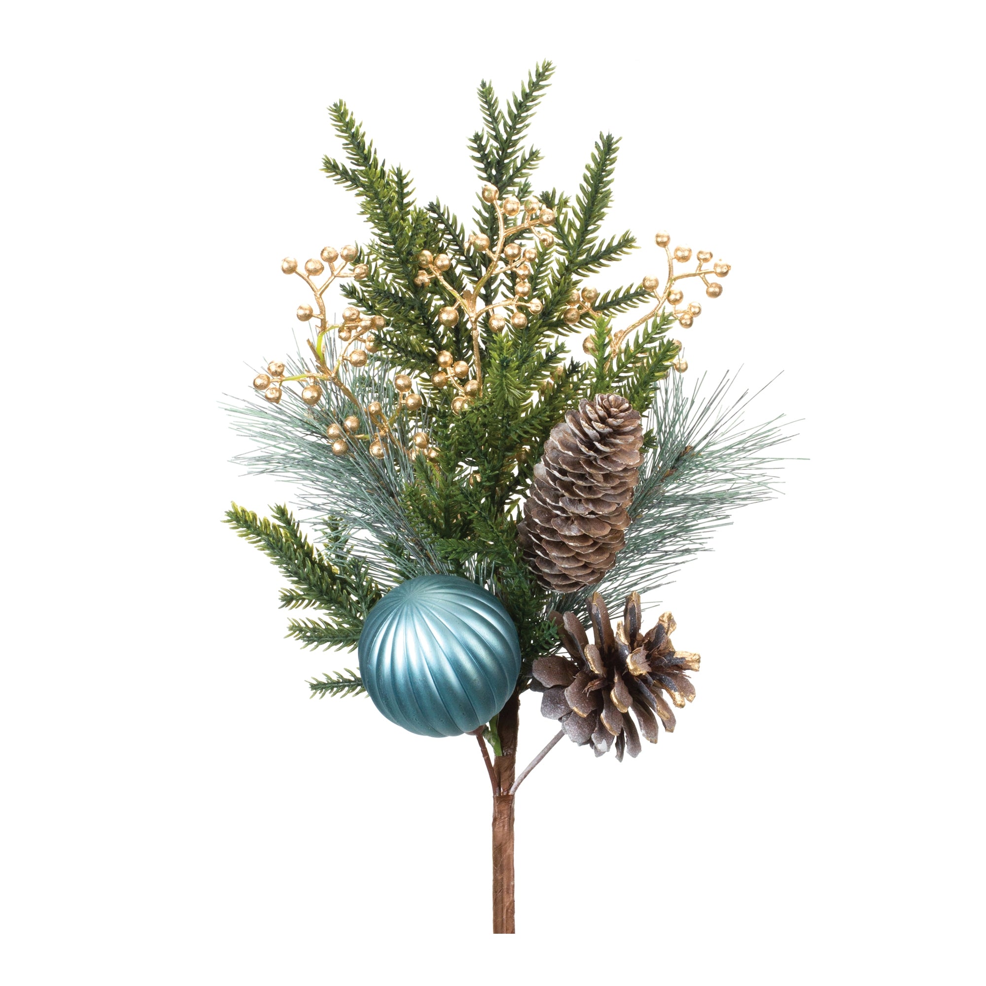 Pine Spray w/Ornament (Set of 2)