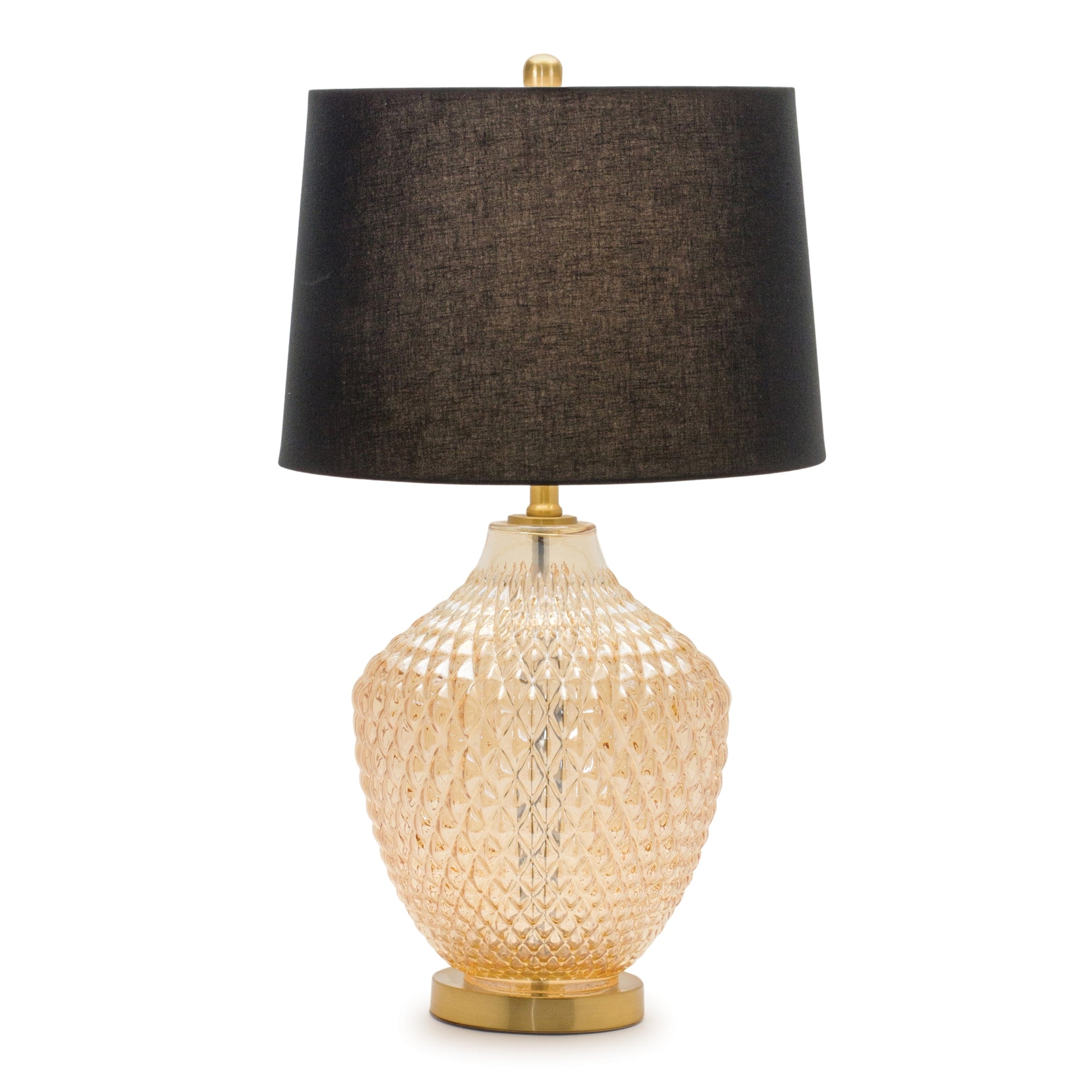 Textured Glass Lamp 28.5"H