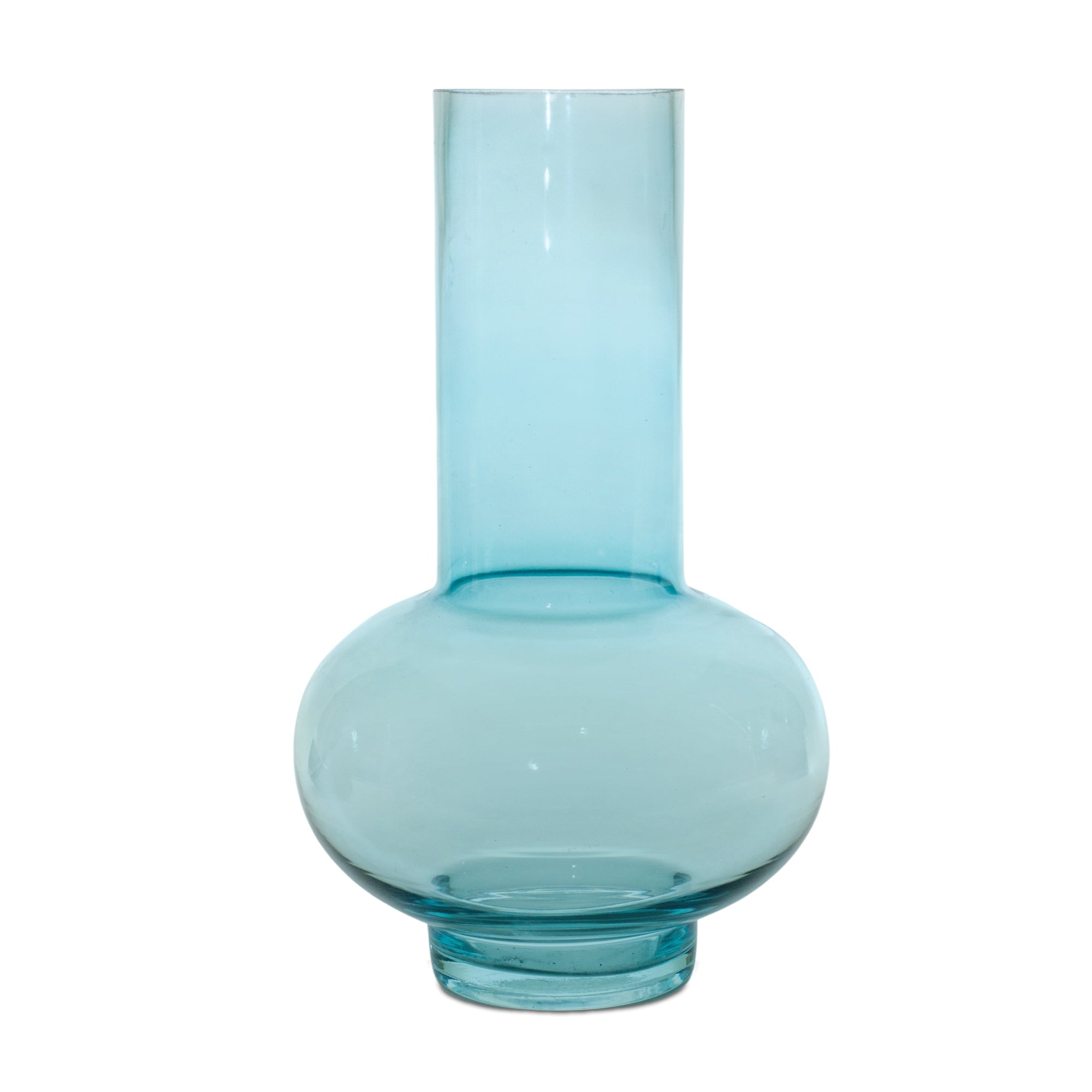 Blue Glass Vase (Set of 2)