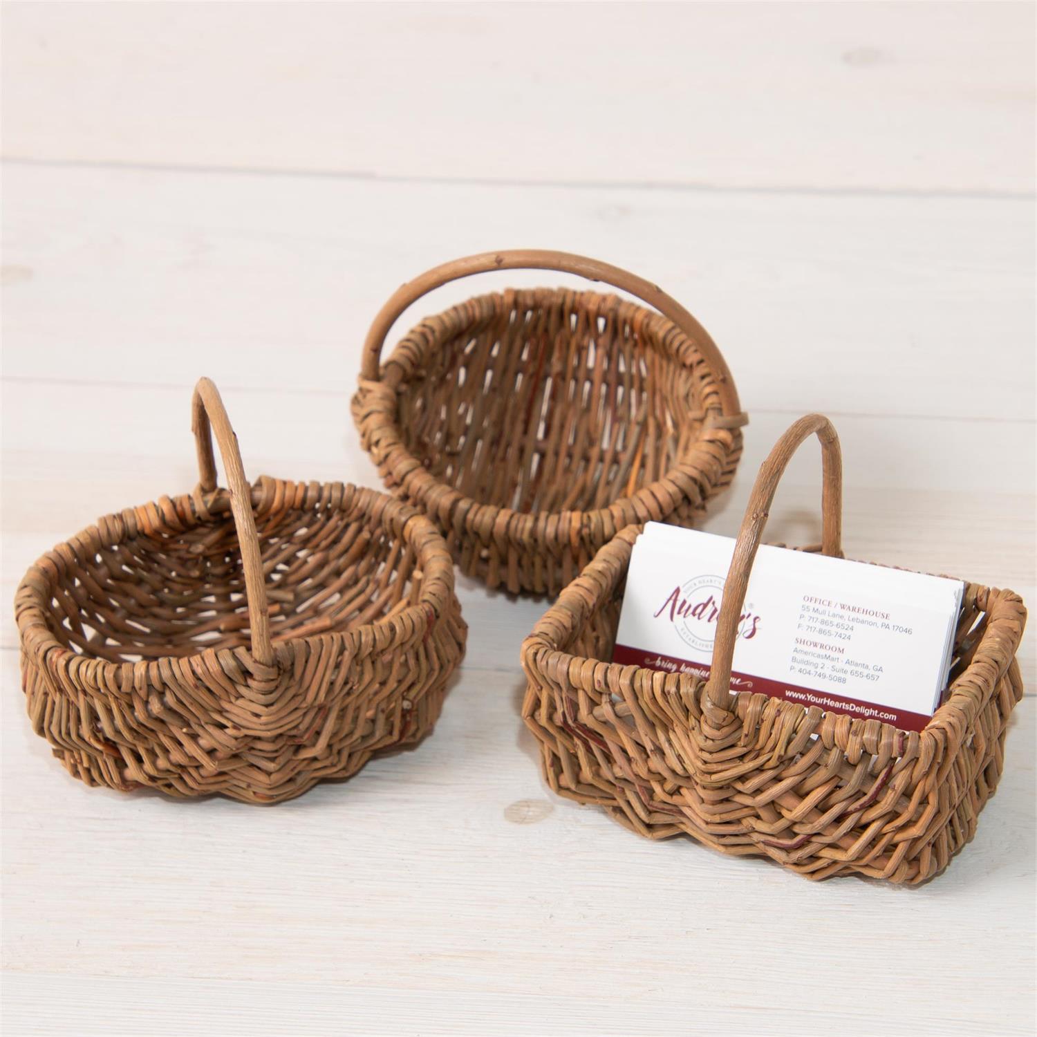 Miniature Wicker Baskets