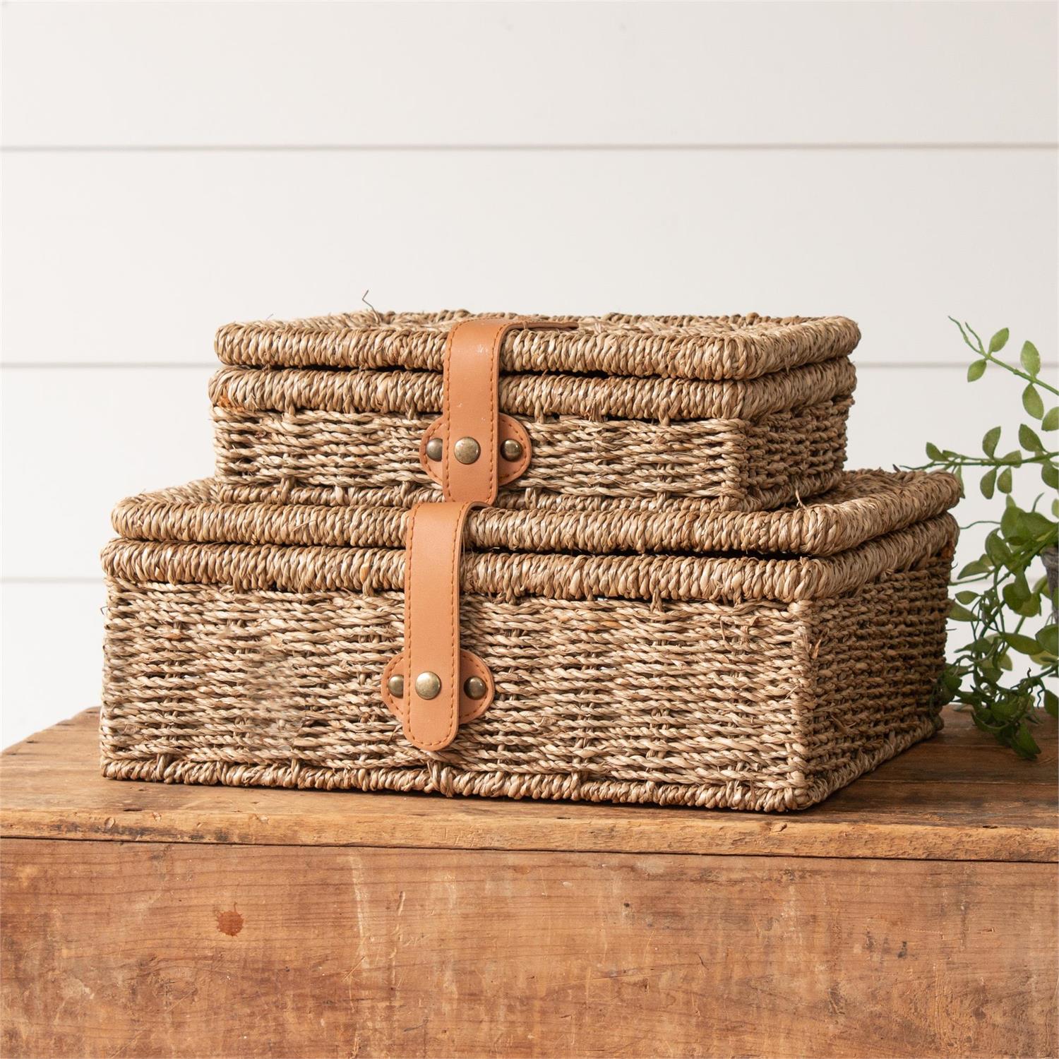 Simple Treasures Woven Boxes