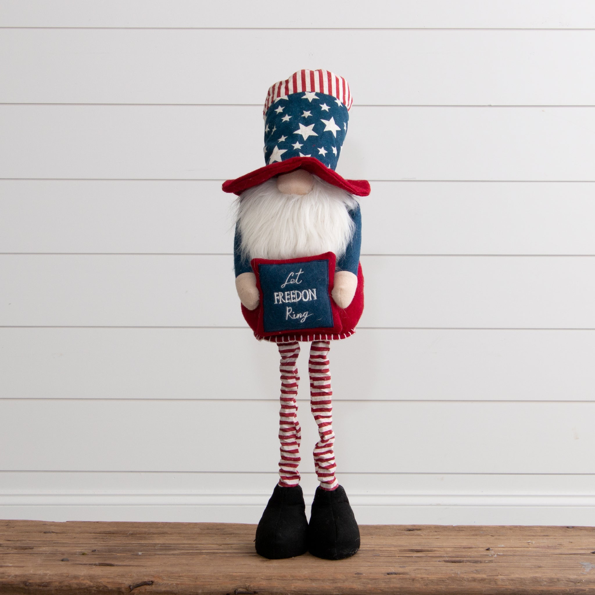 Patriotic Extendable Legs Gnome