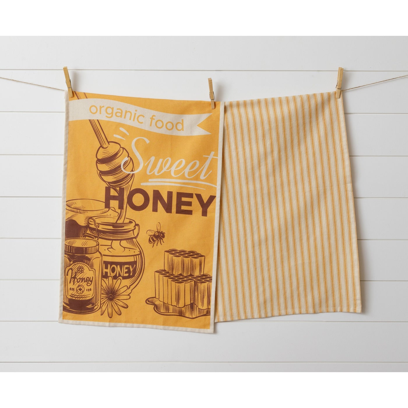 Sweet Honey Bee Towels (S/2)