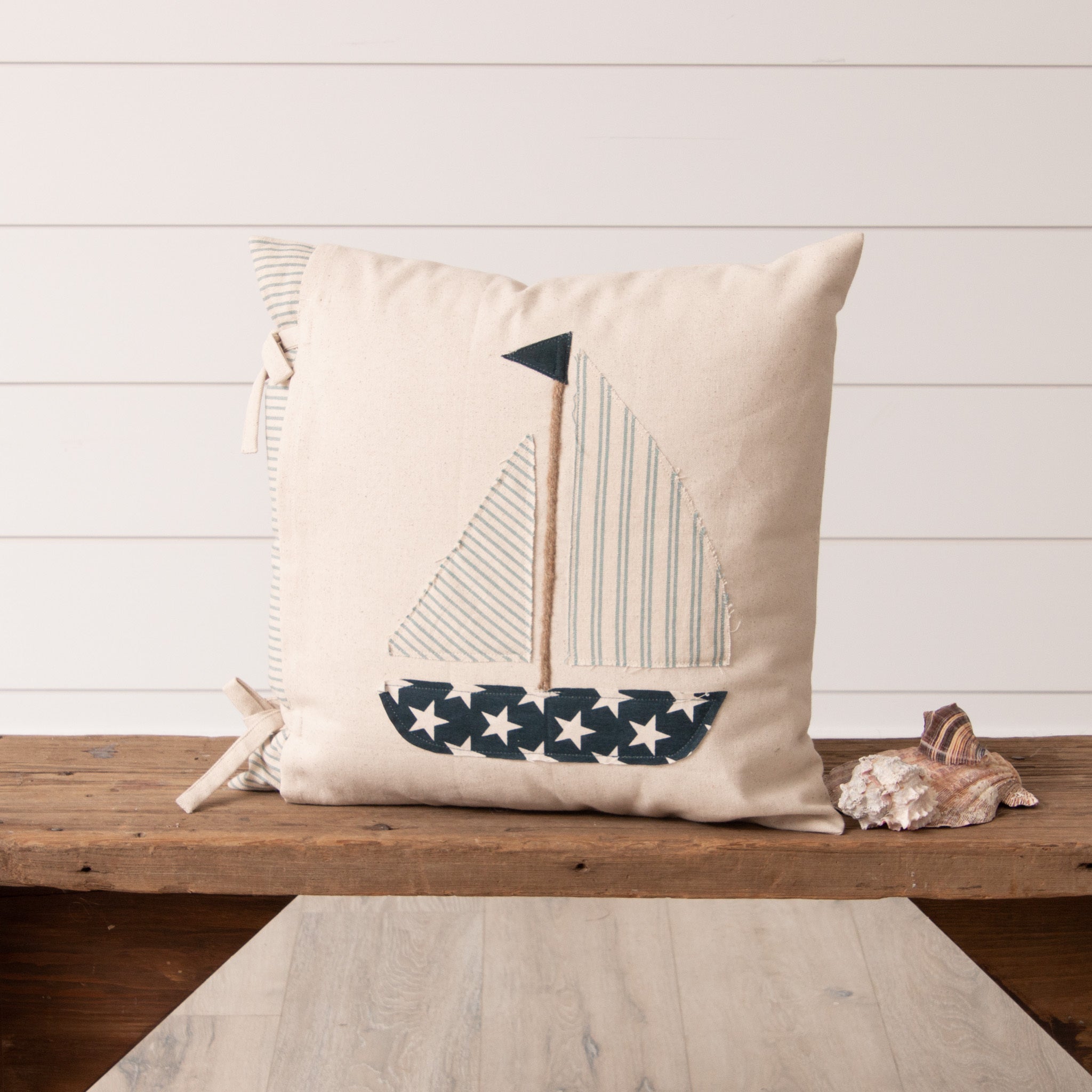 Pillow With Slip – Sail Boat