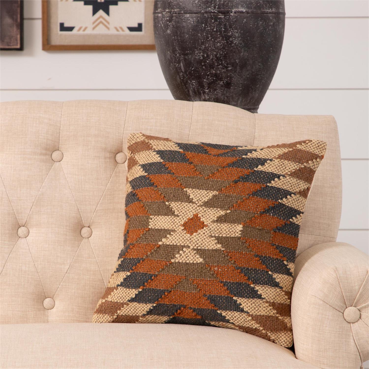 Wool Kilim Woven Pillow