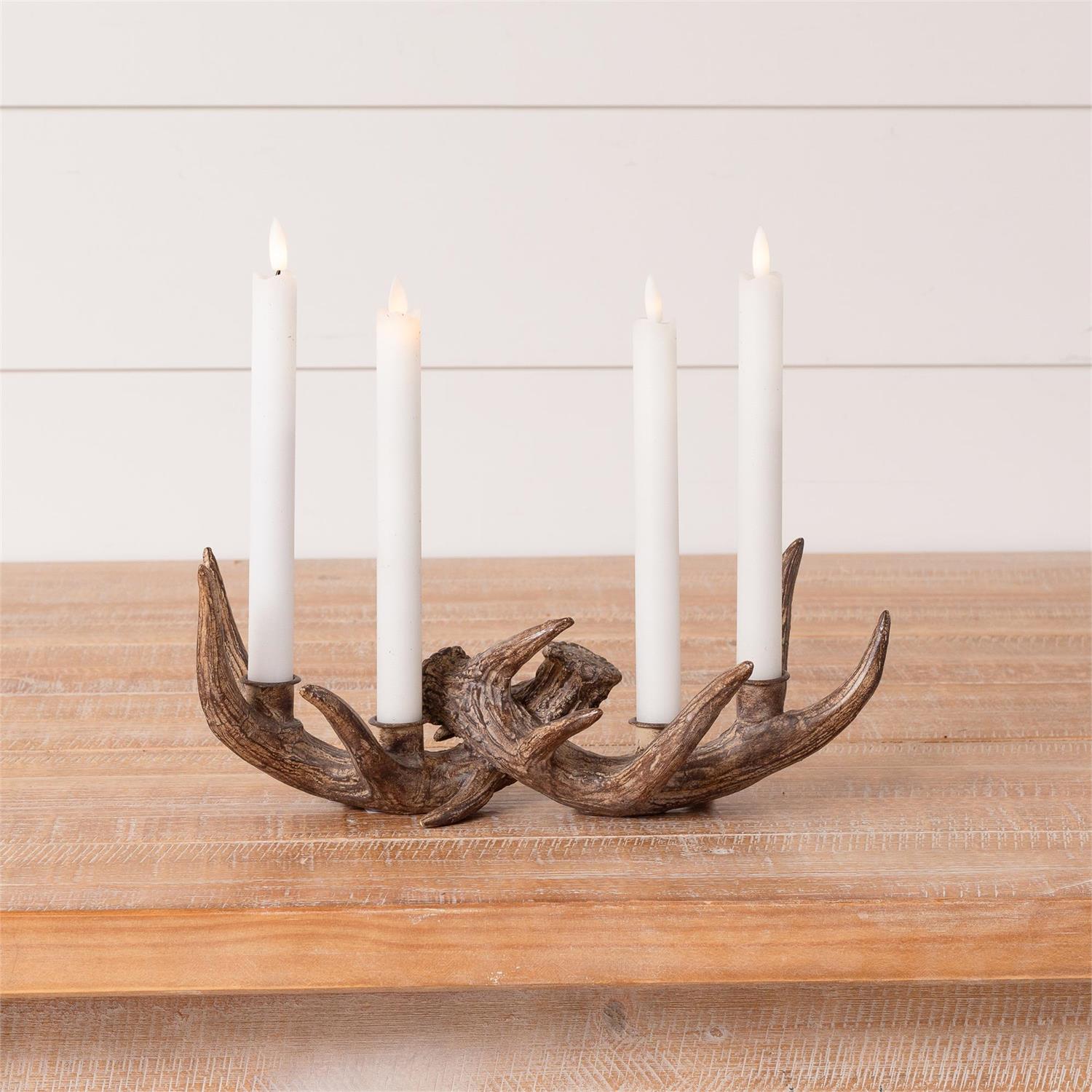 Antler Tapper Candle Holder