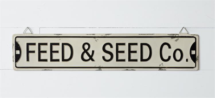 Feed and Seed Distressed Sign