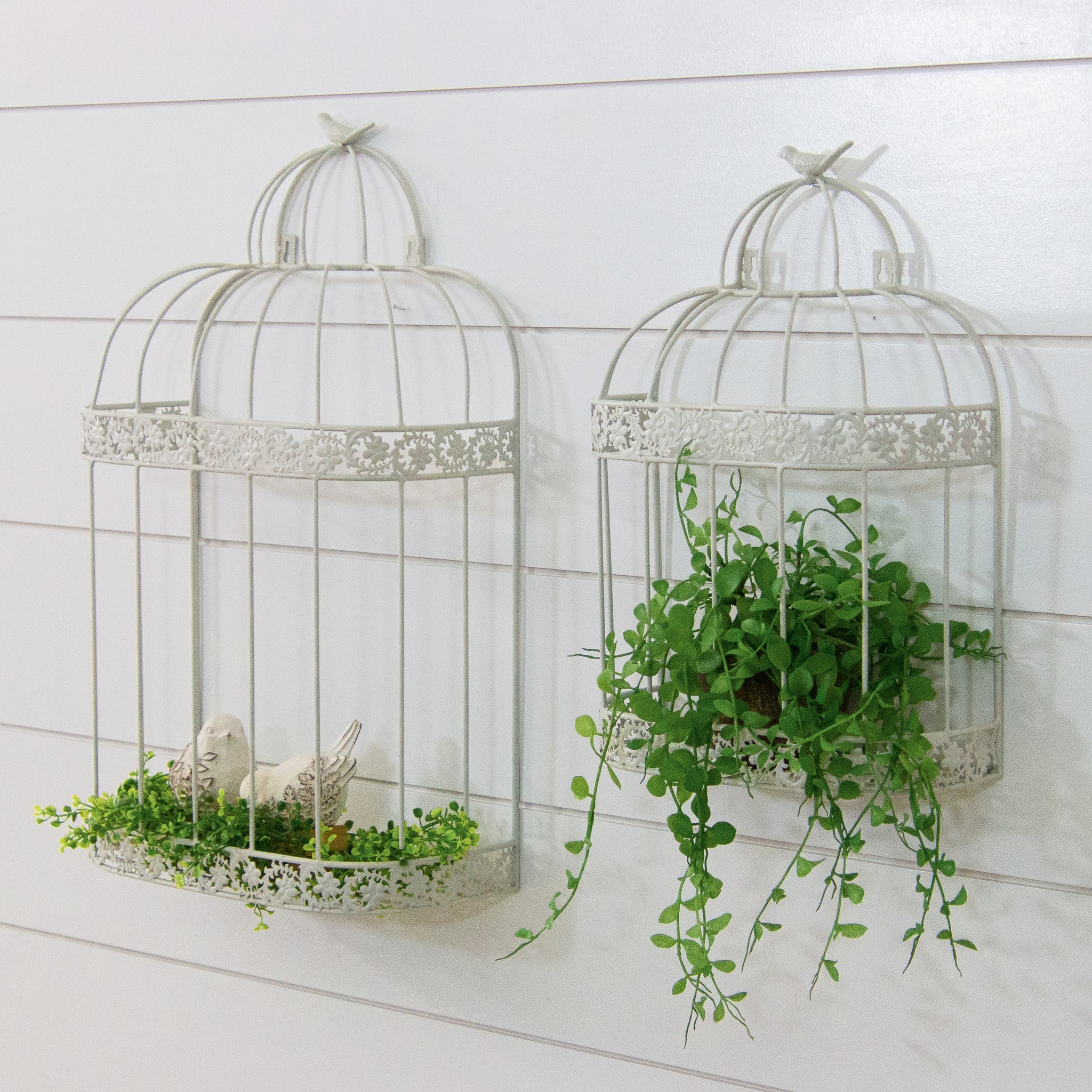 Metal Bird Cage Wall Hangings