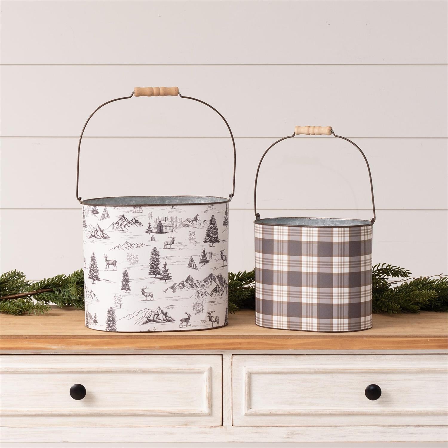 Rustic Forest Nested Tins