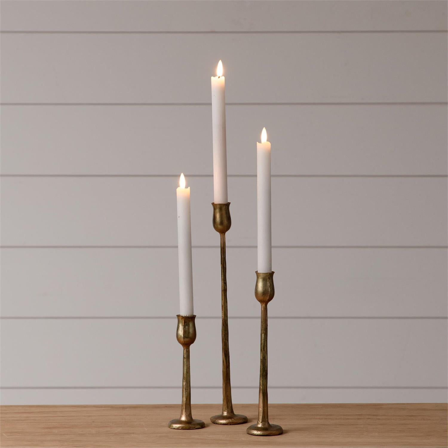 Metal Candle Holders, Gold
