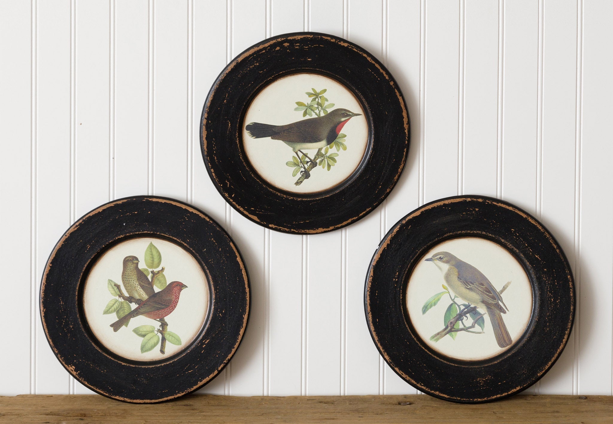 Wooden Wall Plates (S/3)