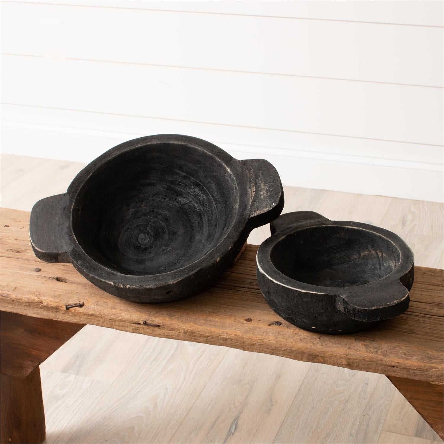 Decorative Black Paulownia Bowls