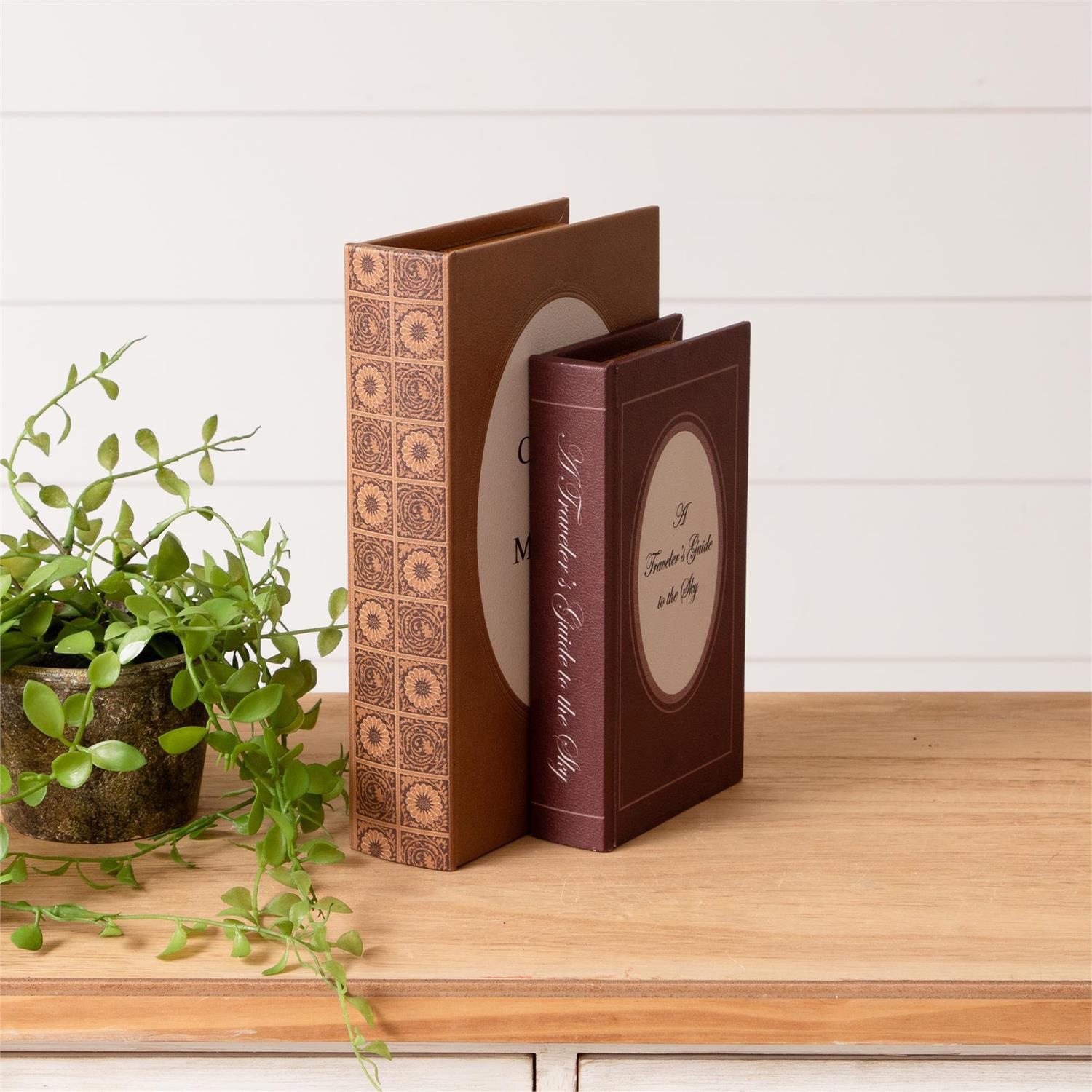 Neutral Nested Book Boxes