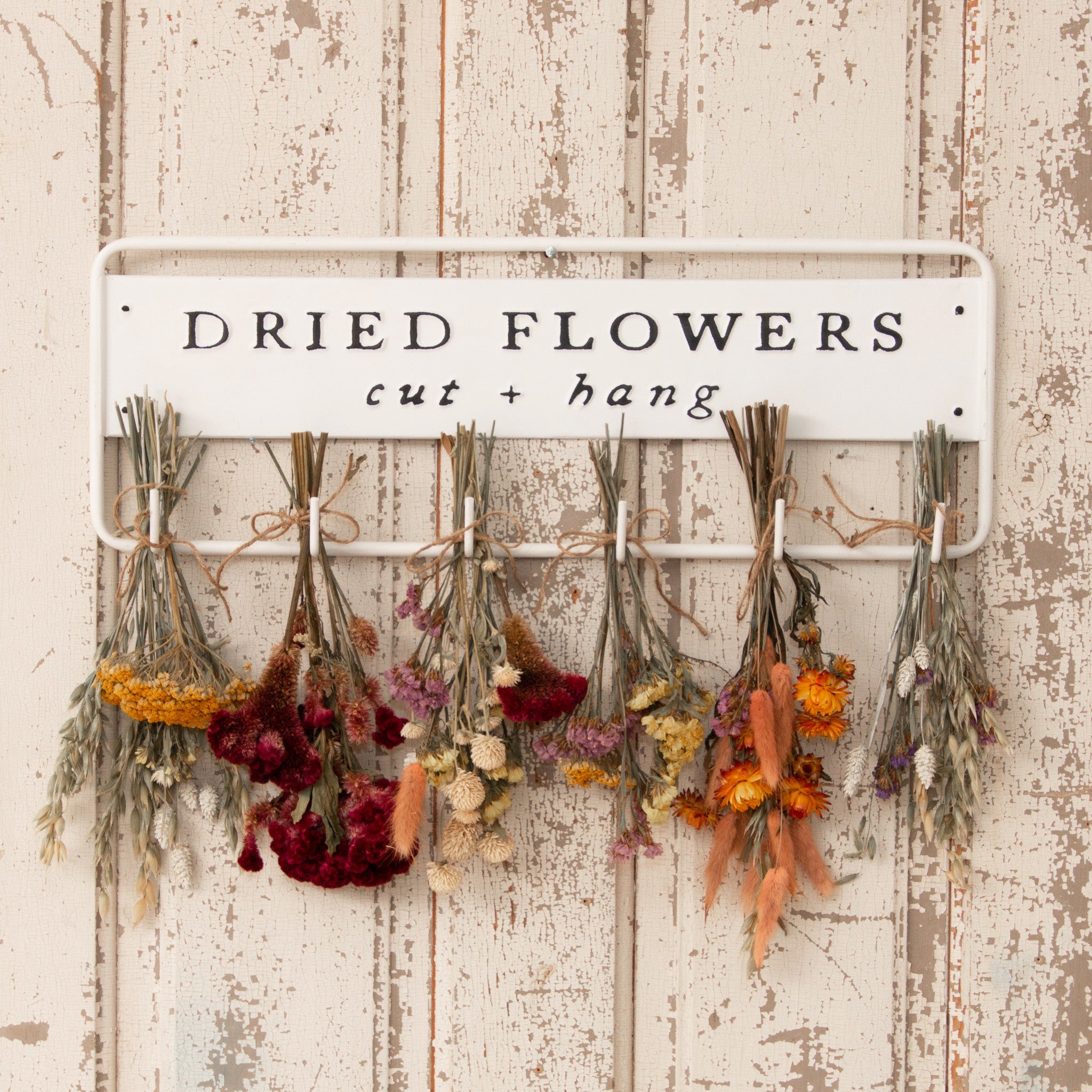 Wall Hooks - Dried Flowers