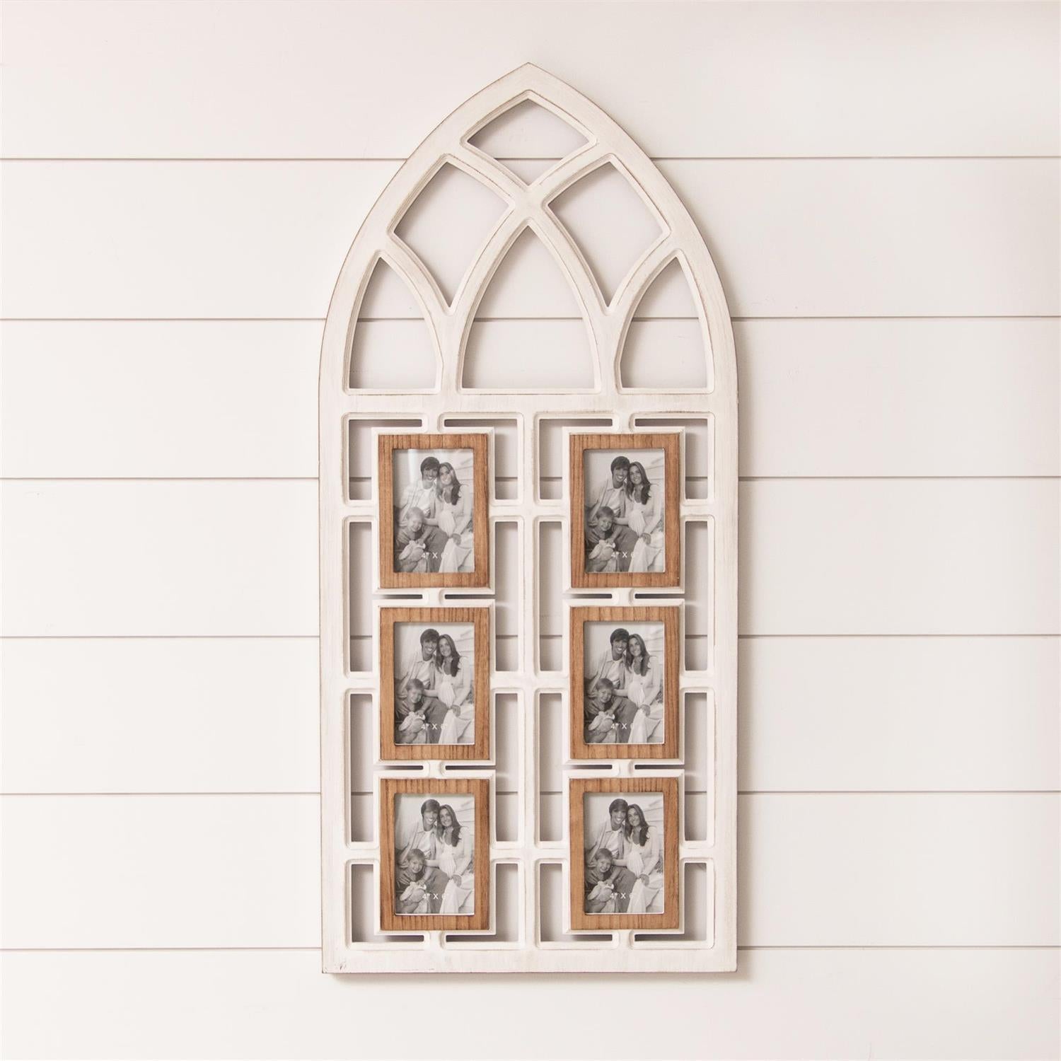 Arched Window 6 Slot Photo Frame