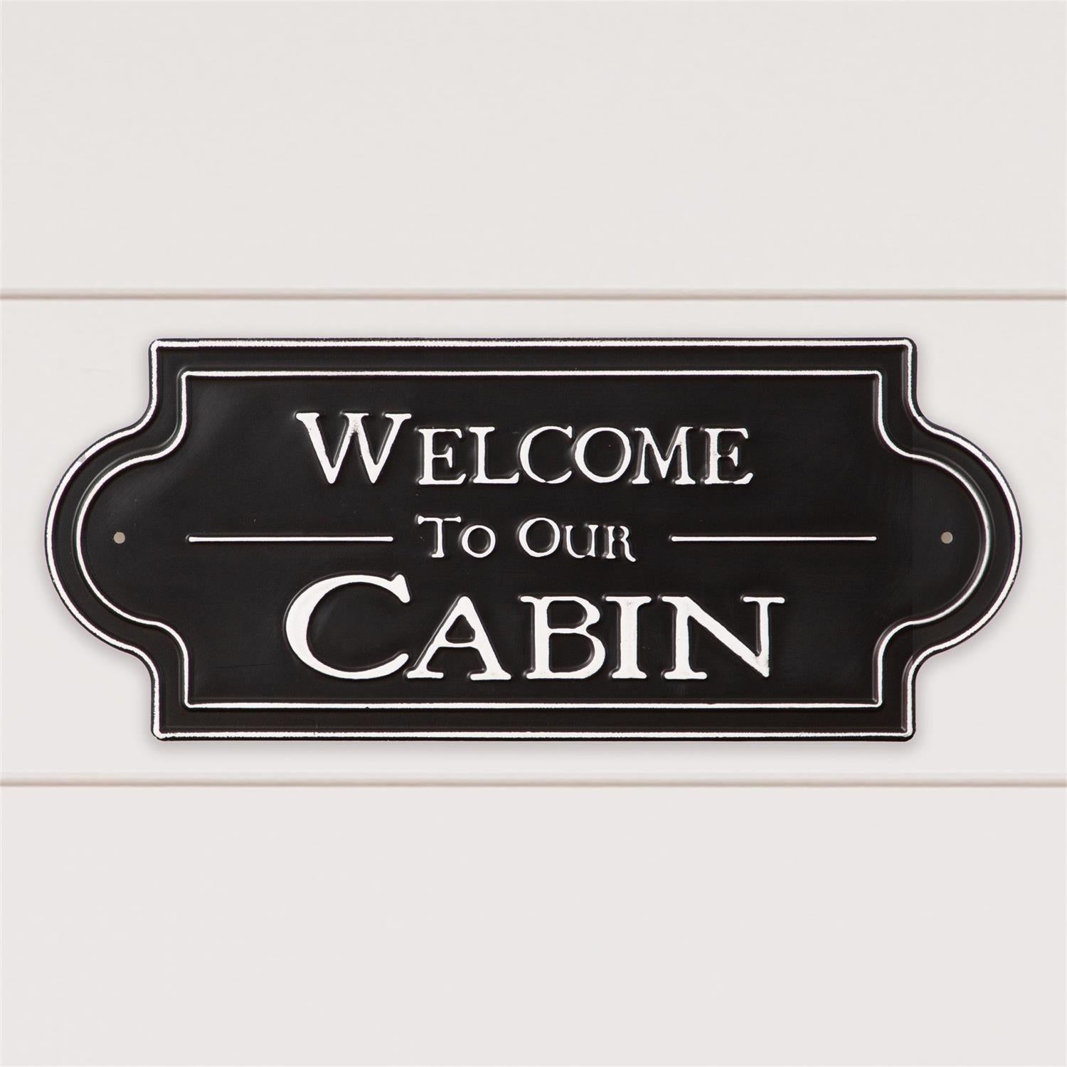Sign - Welcome to Our Cabin
