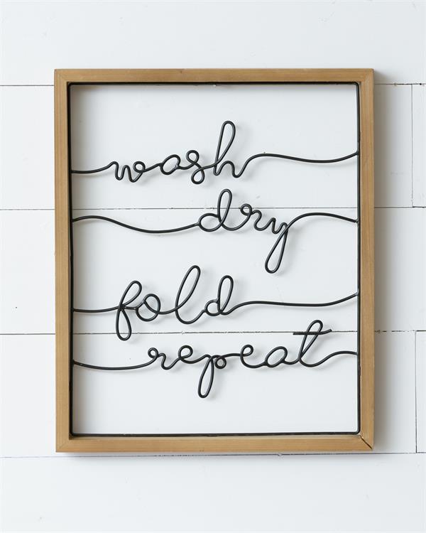 Laundry Scripted Wall Hanging
