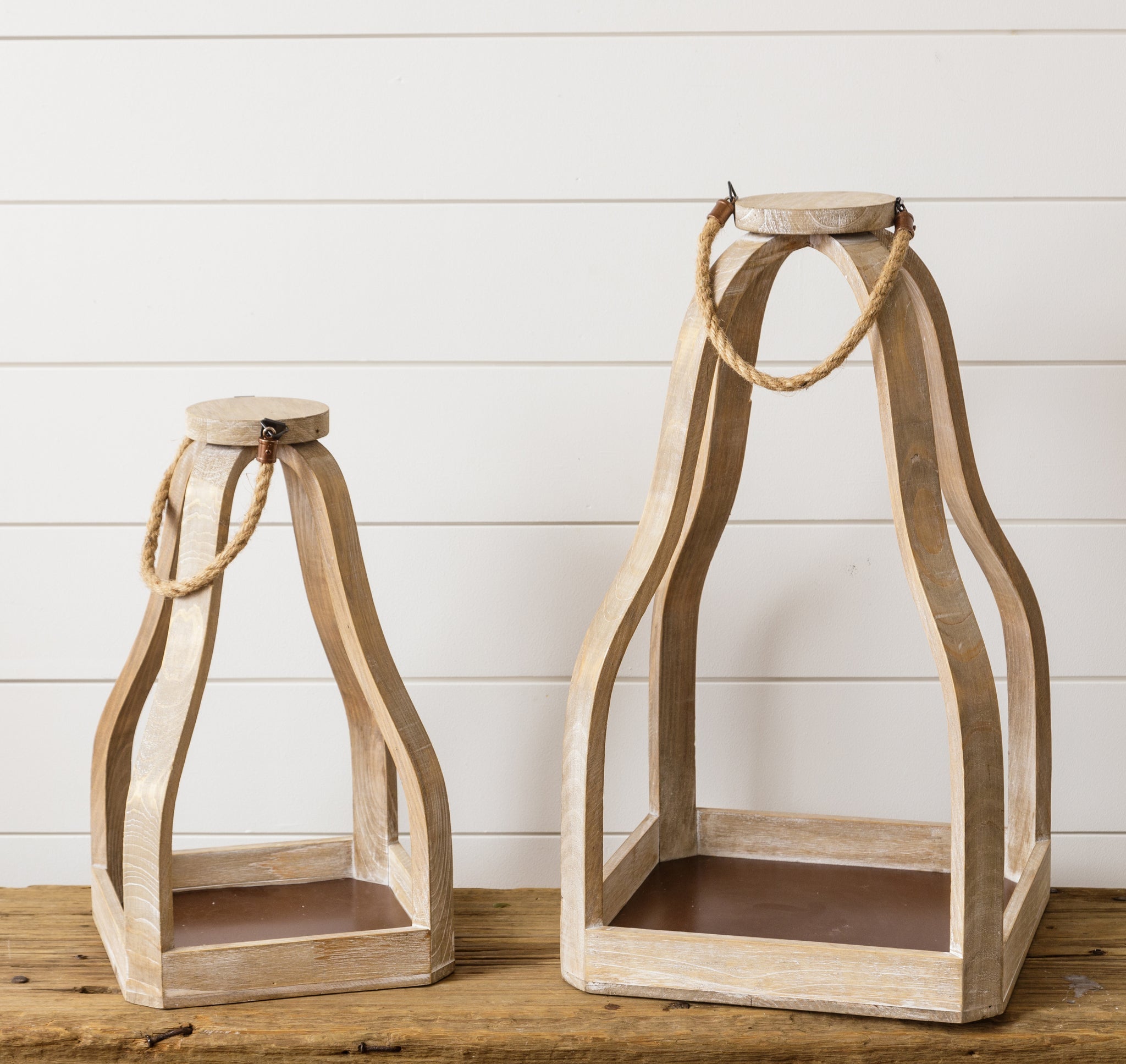 Pear Shaped Lanterns (S/2)