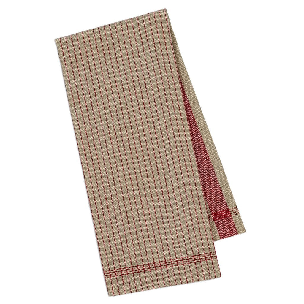 Red Market Mini Stripe Dishtowel (5609846407325)