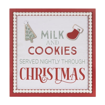 Milk and Cookie Sign 15”SQ MDF/Wood