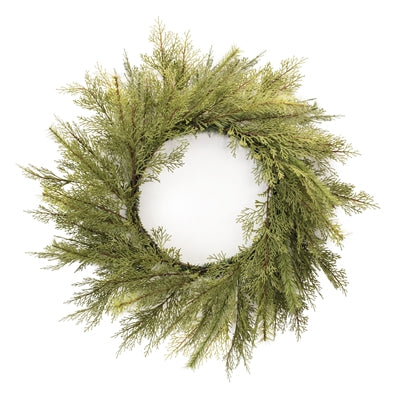 Cedar Wreath 24”D Plastic