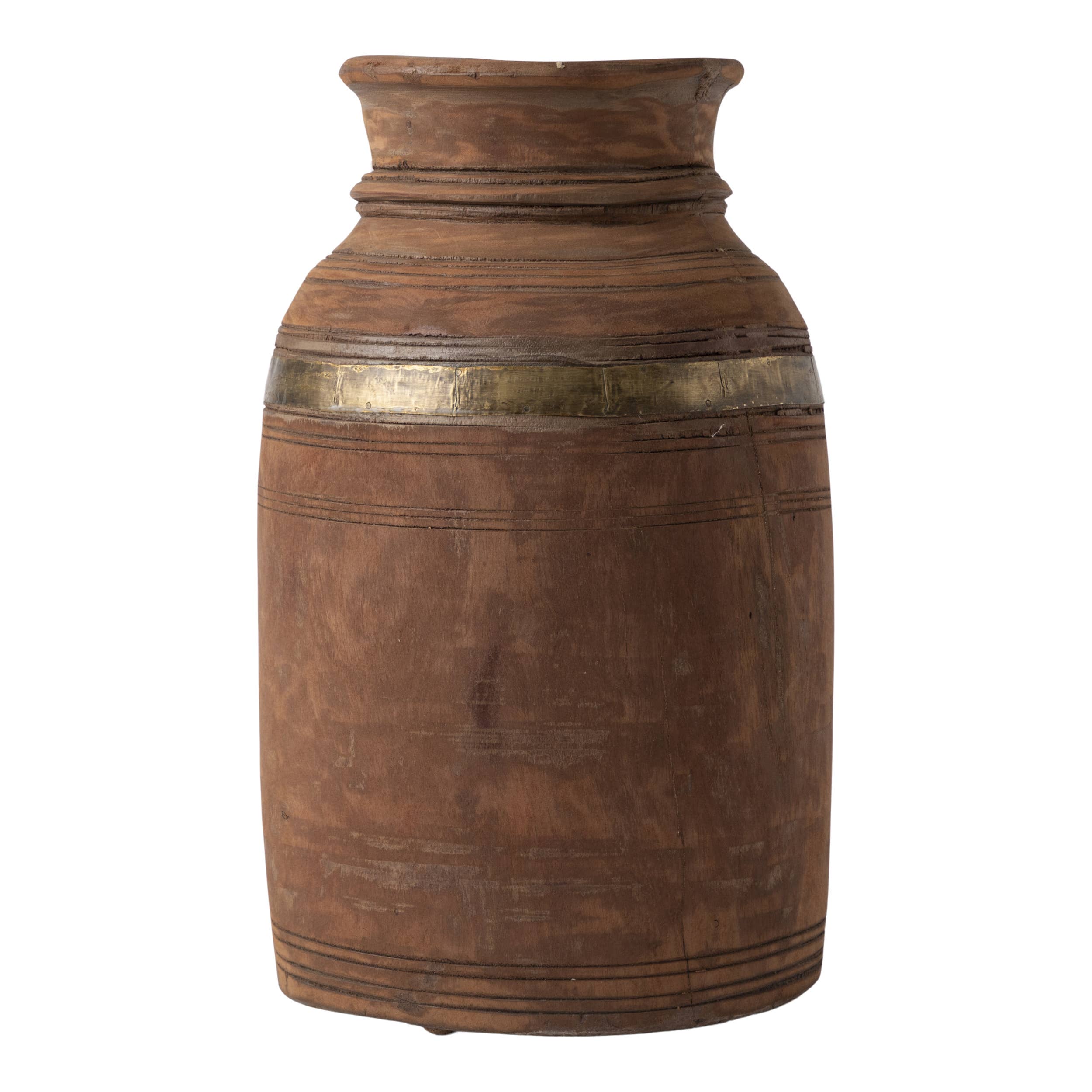 Reclaimed Wooden Oil / Grain Vase (Large)