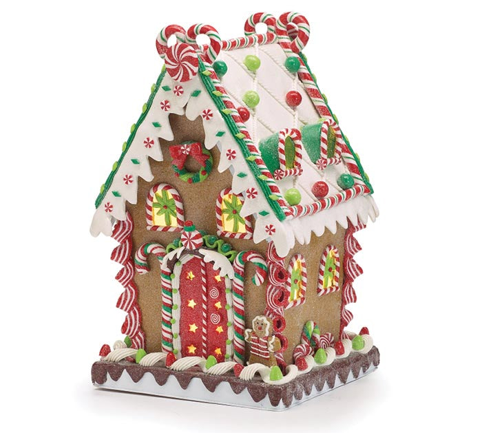 Deluxe Lighted Gingerbread House