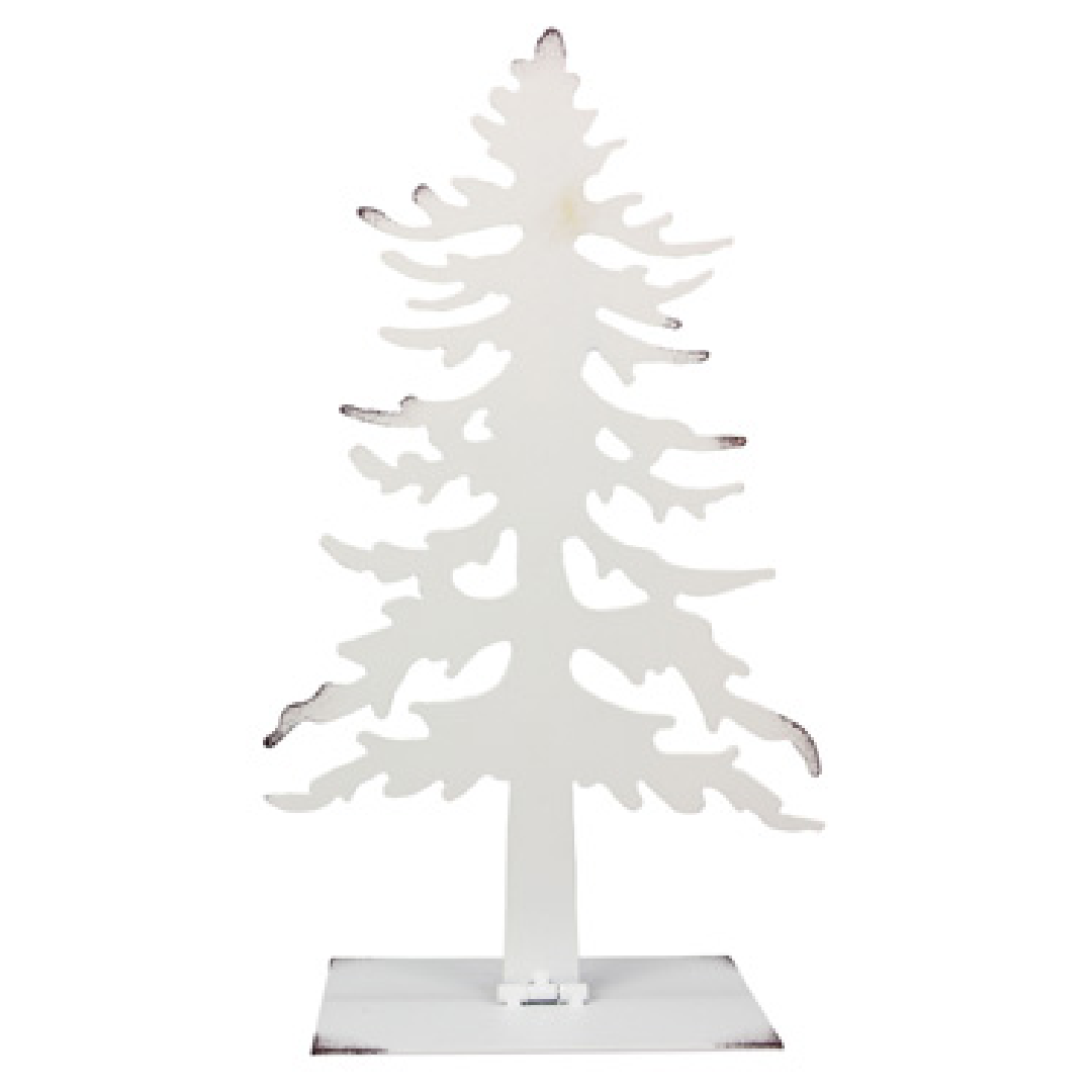 13.25" Snow Drift White Tabletop Tree