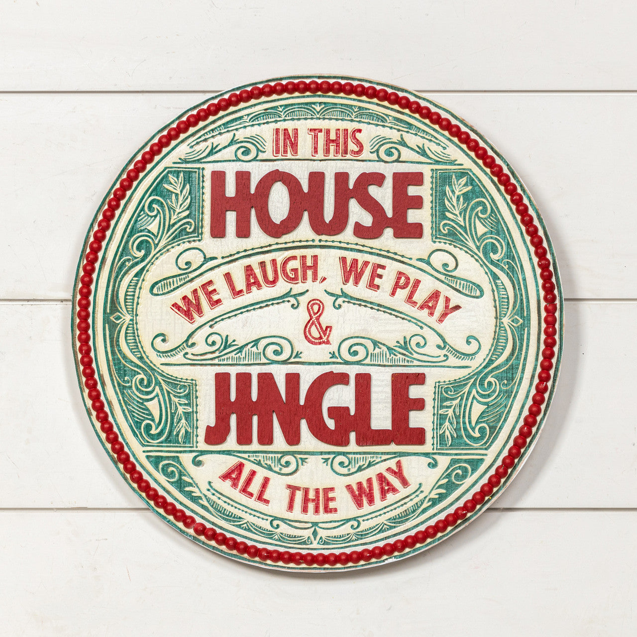 Wooden Jingle All The Way Wall Art