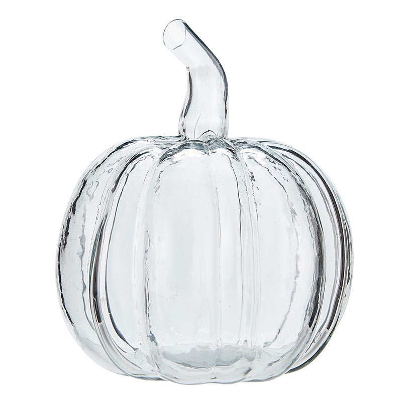 Short Large Glass Pumpkin