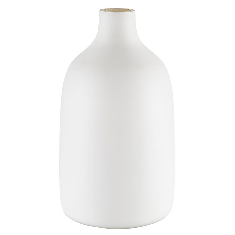 White Matte Tube Vase