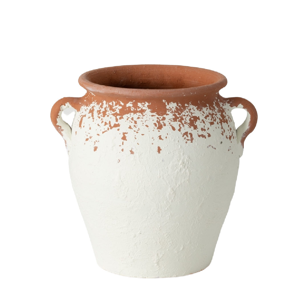 Heavily Distressed Speckled Pot