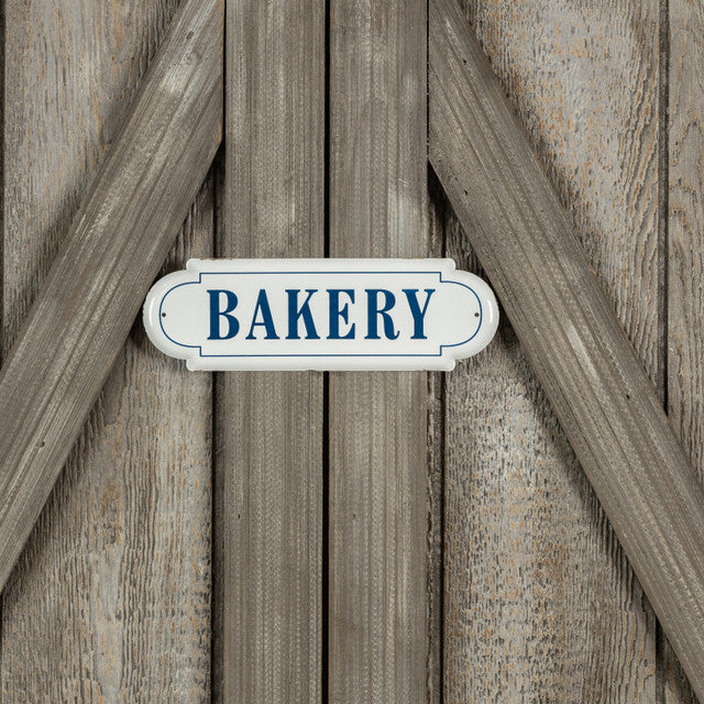 Enamel "Bakery" Plaque