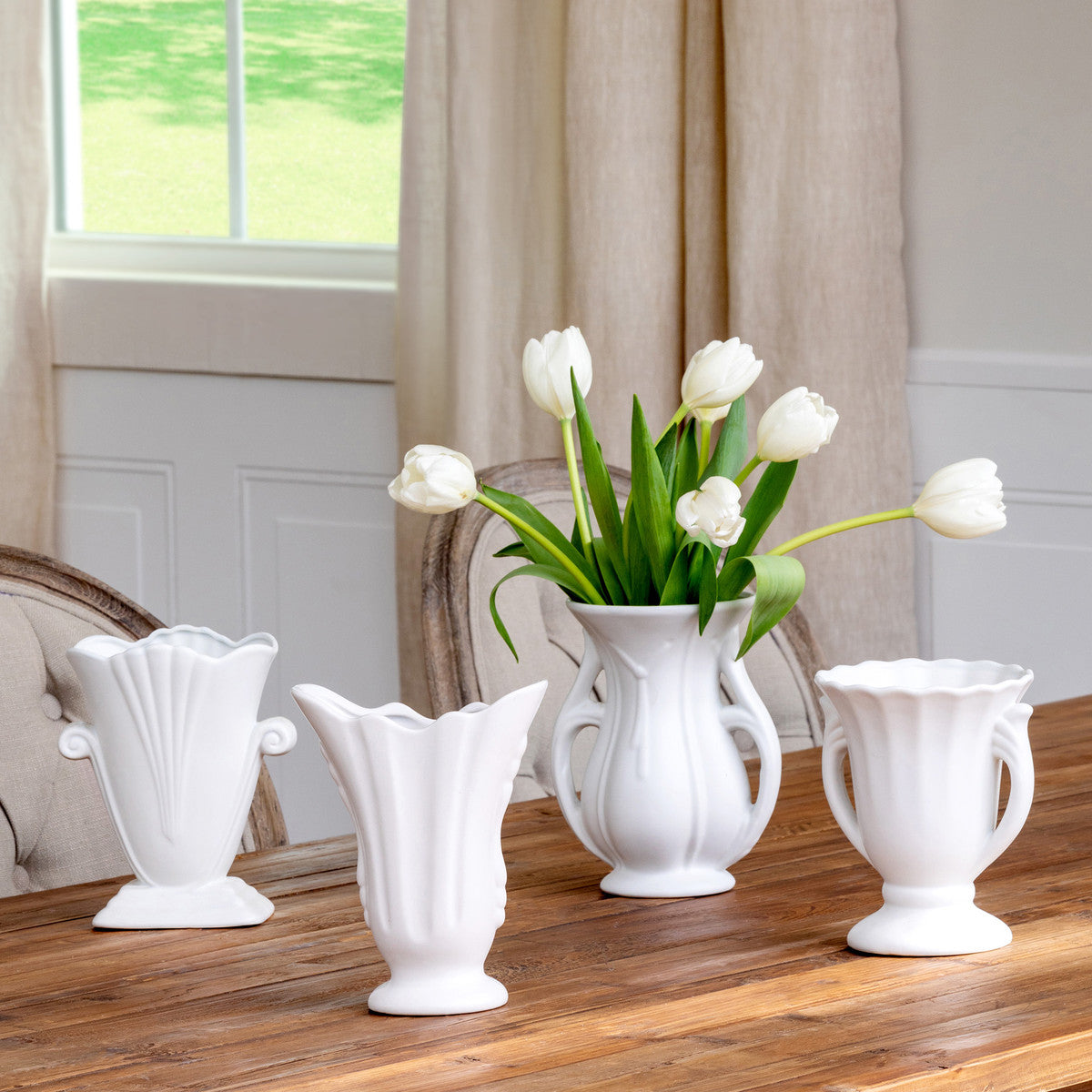 Vintage-Style Flower Vase Collection (S/4)